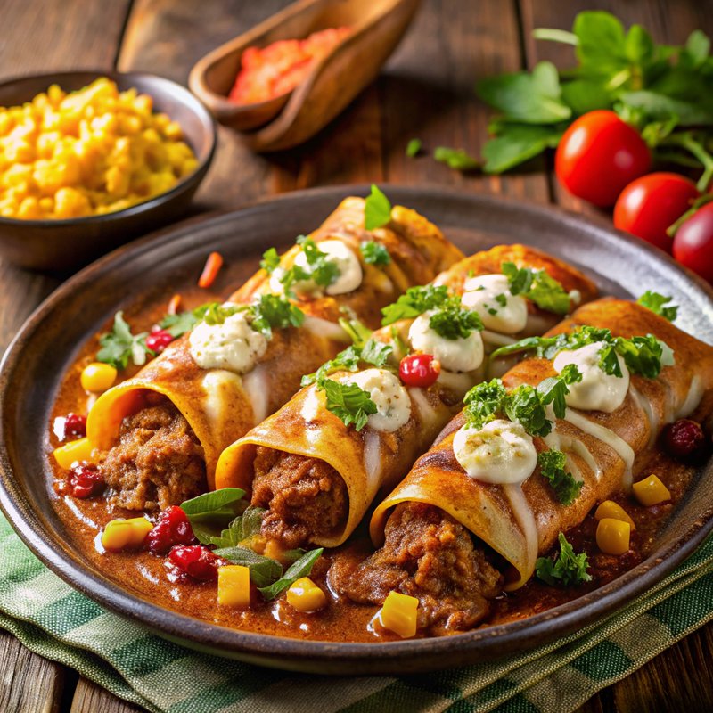 Authentic Beef Enchiladas with Homemade Corn Tortillas