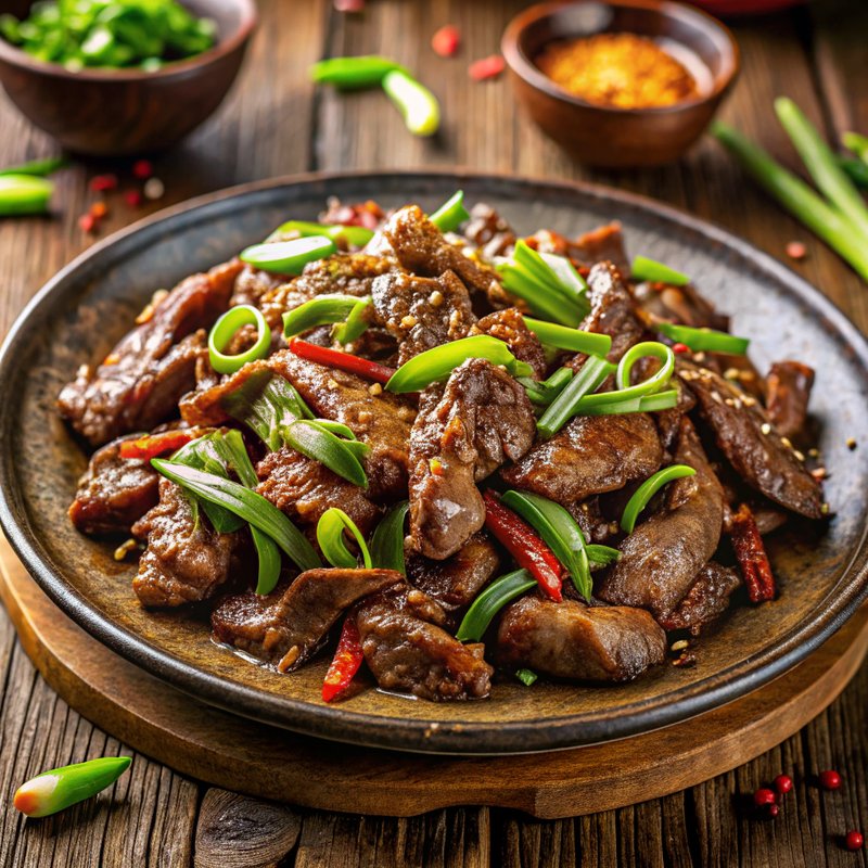 Authentic Mongolian Beef Stir-Fry