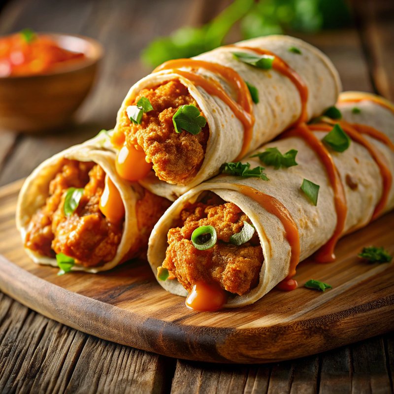 Bang Bang Chicken Burritos