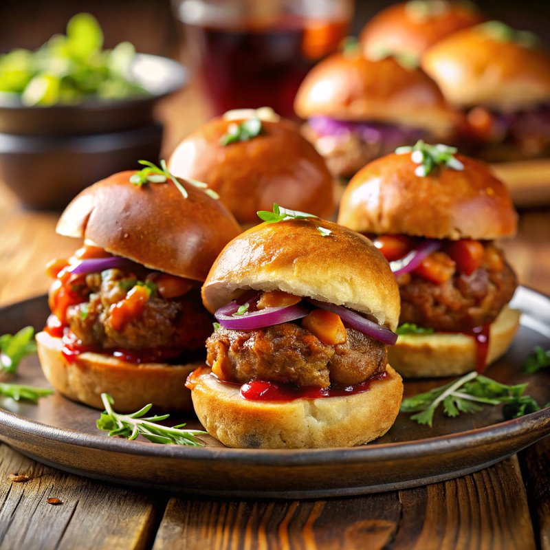 BBQ Meatball Sliders