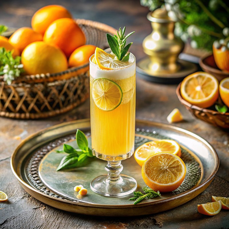 Bourbon Citrus Fizz