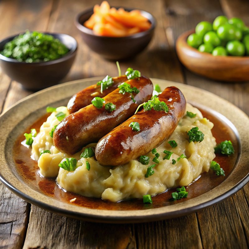 Classic Bangers and Mash