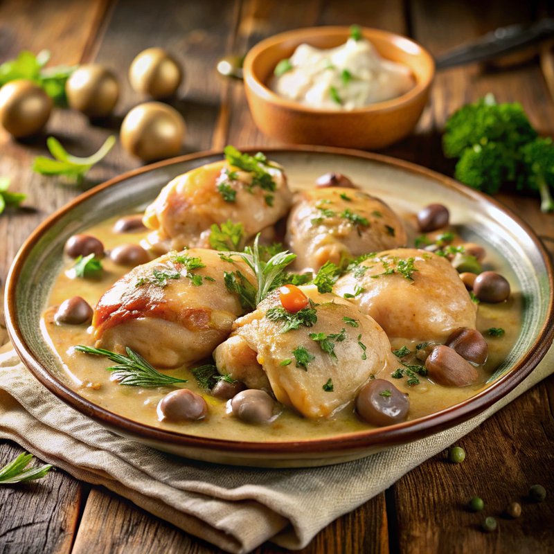 Classic Chicken Fricassée