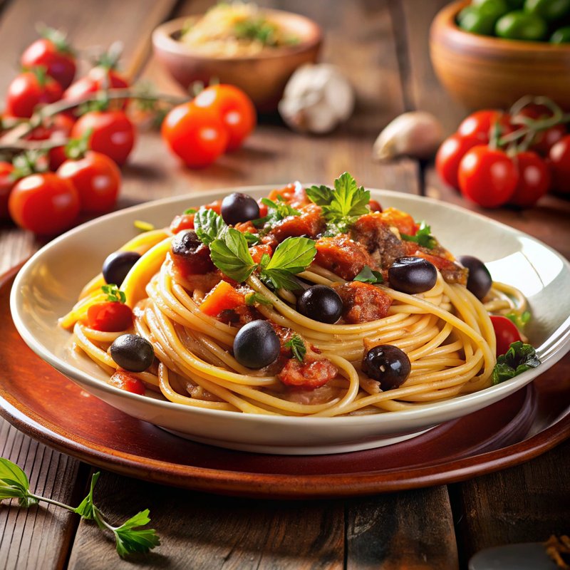 Classic Italian Pasta alla Puttanesca