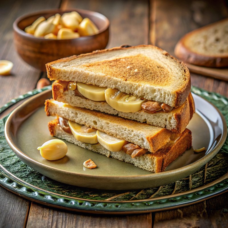 Classic Peanut Butter and Banana Sandwich