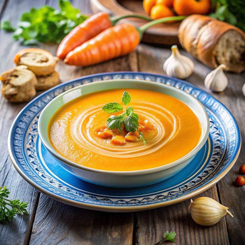 Creamy Carrot Ginger Soup