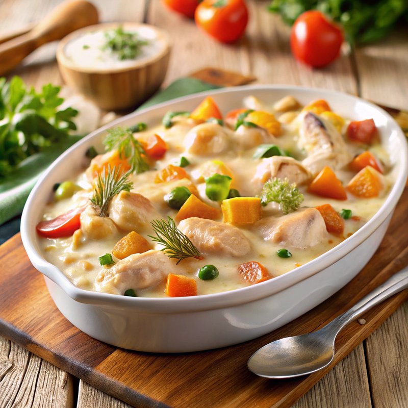 Creamy Chicken and Vegetable Casserole