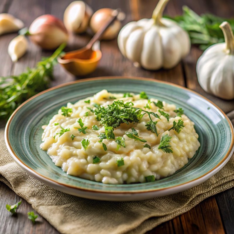 Creamy Garlic Herb Risotto
