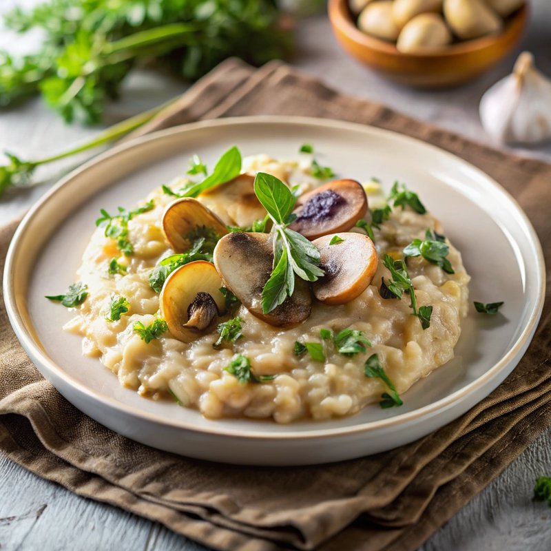 Creamy Mushroom Risotto