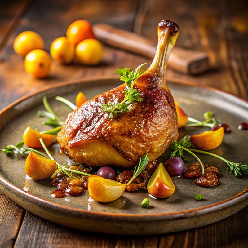 Crispy Duck Leg Confit
