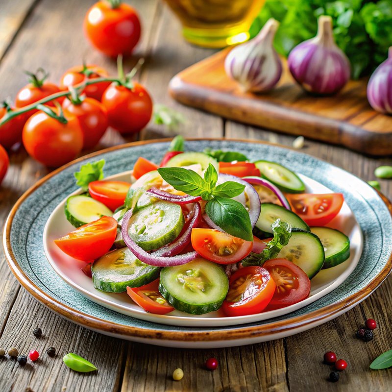 Cucumber Tomato Salad