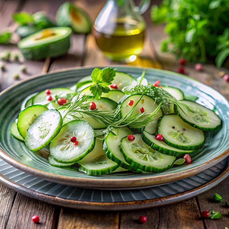 Cucumber Salad with Fresh Herbs
