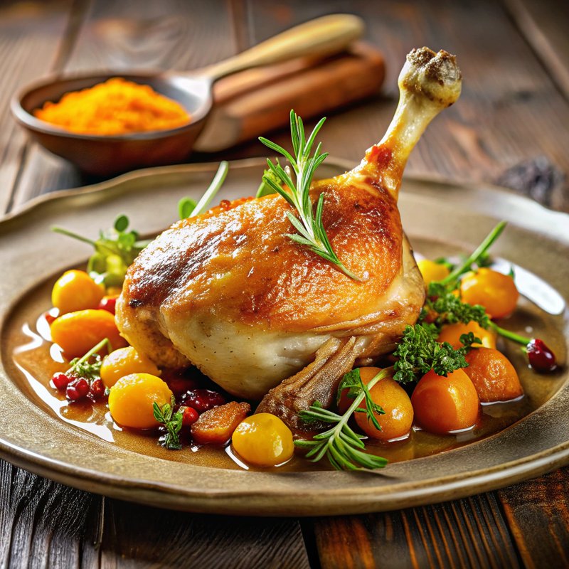 Duck Confit with Chicken