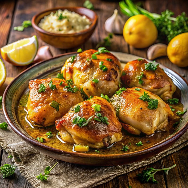 Garlic Butter Chicken Thighs