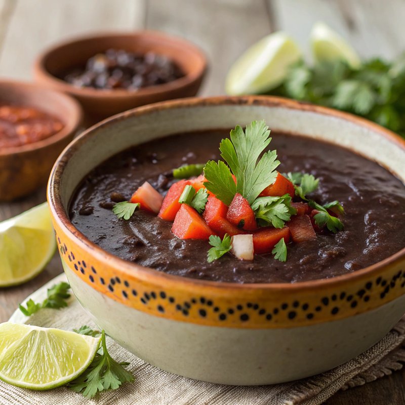 Homemade Cuban Black Bean Soup