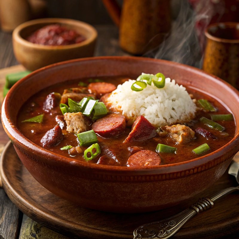 Homestyle Cajun Chicken and Sausage Gumbo