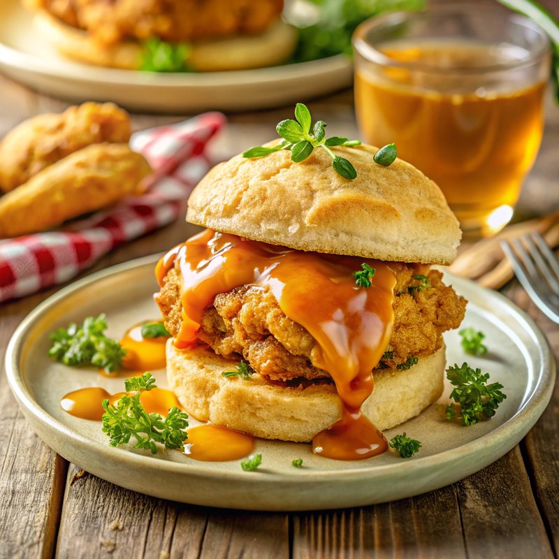 Honey Butter Chicken Biscuit Delight