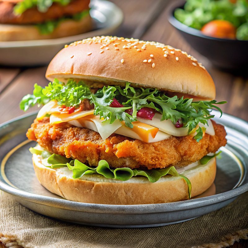 Japanese Chicken Katsu Sandwich