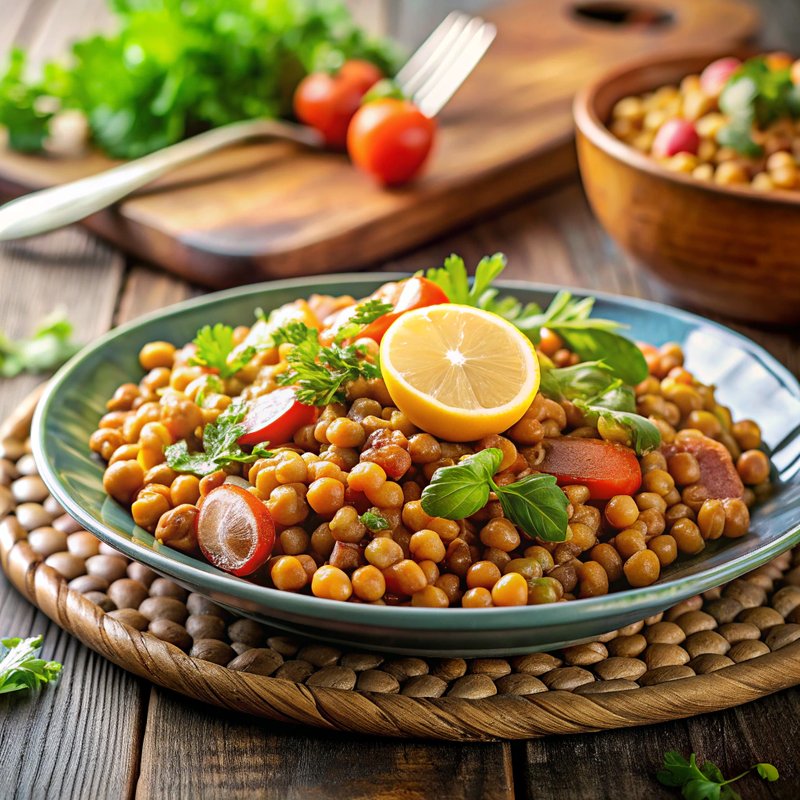 خوراک نخود و لوبیا خوشمزه برای نوجوانان