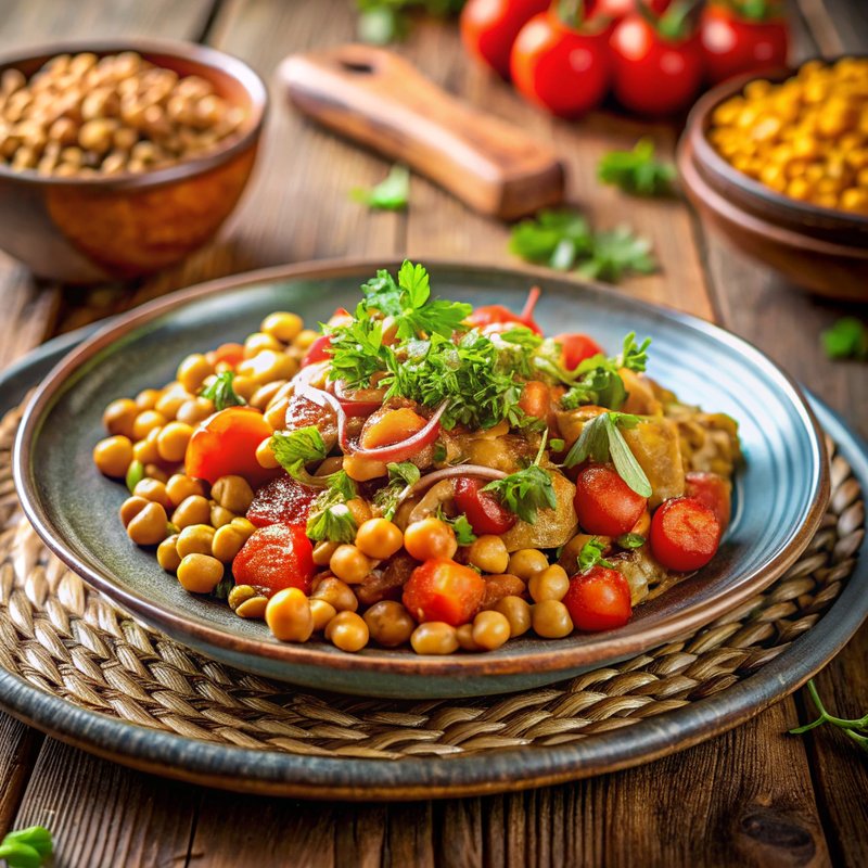 خوراک نخود و لوبیا خوشمزه برای نوجوانان