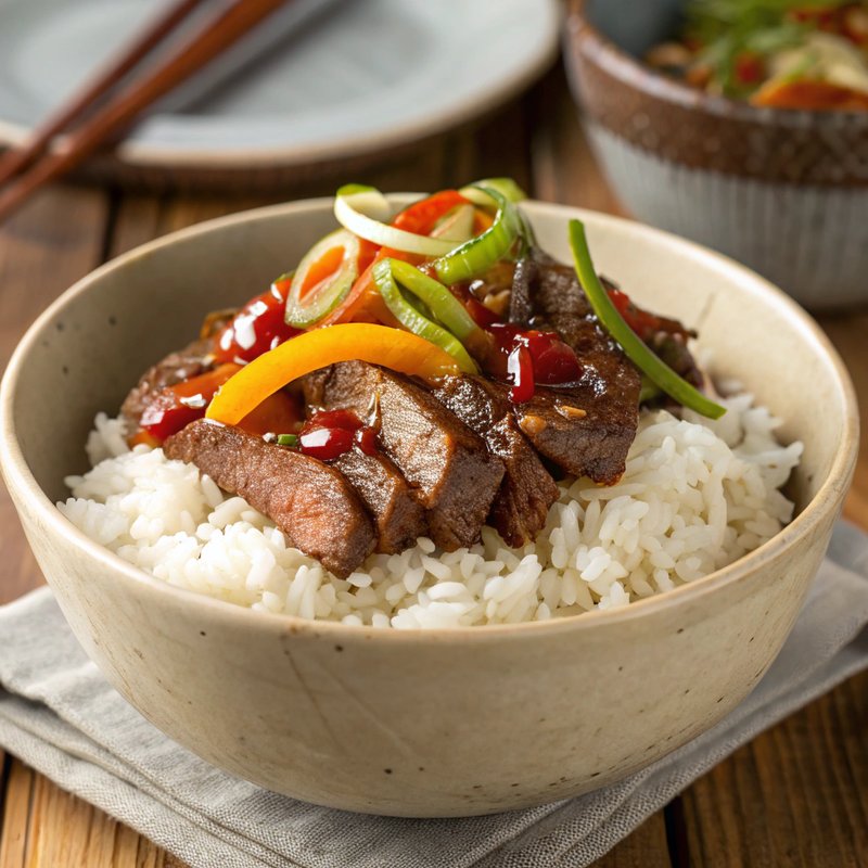 Korean BBQ Beef Bowls