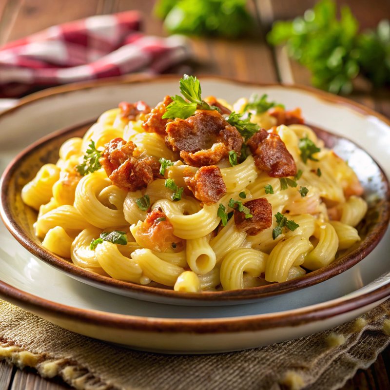 Macaroni and Cheese with Bacon