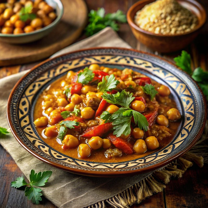Moroccan-Spiced Chickpea Stew