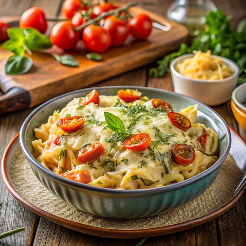 Orzo and Boursin Pasta Bake