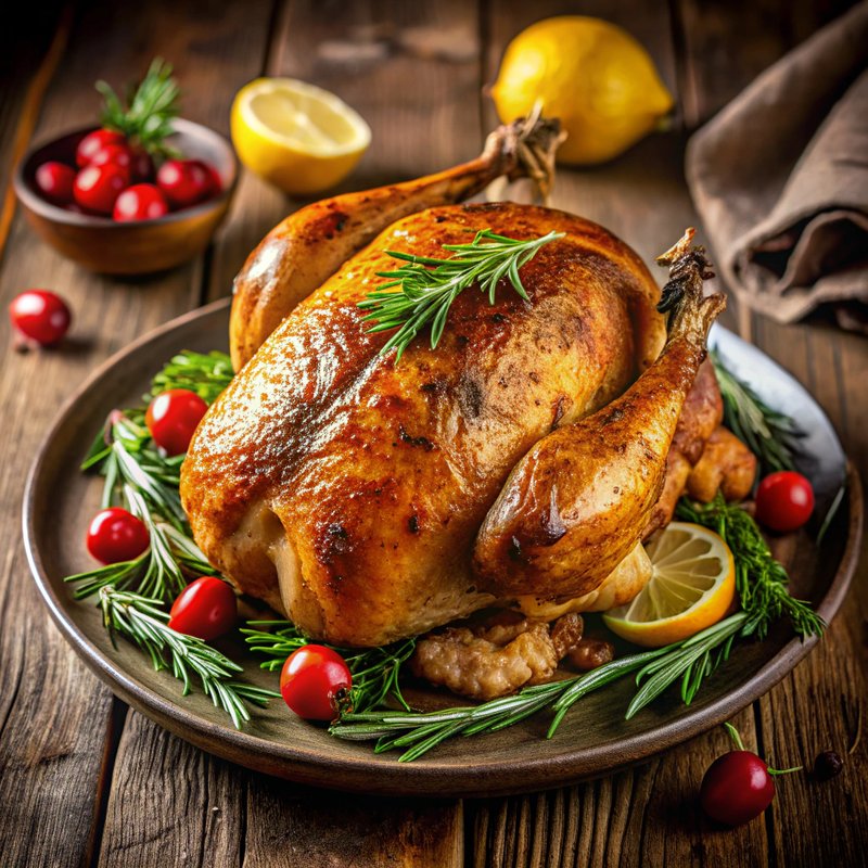 Perfectly Roasted Whole Chicken with Crispy Skin