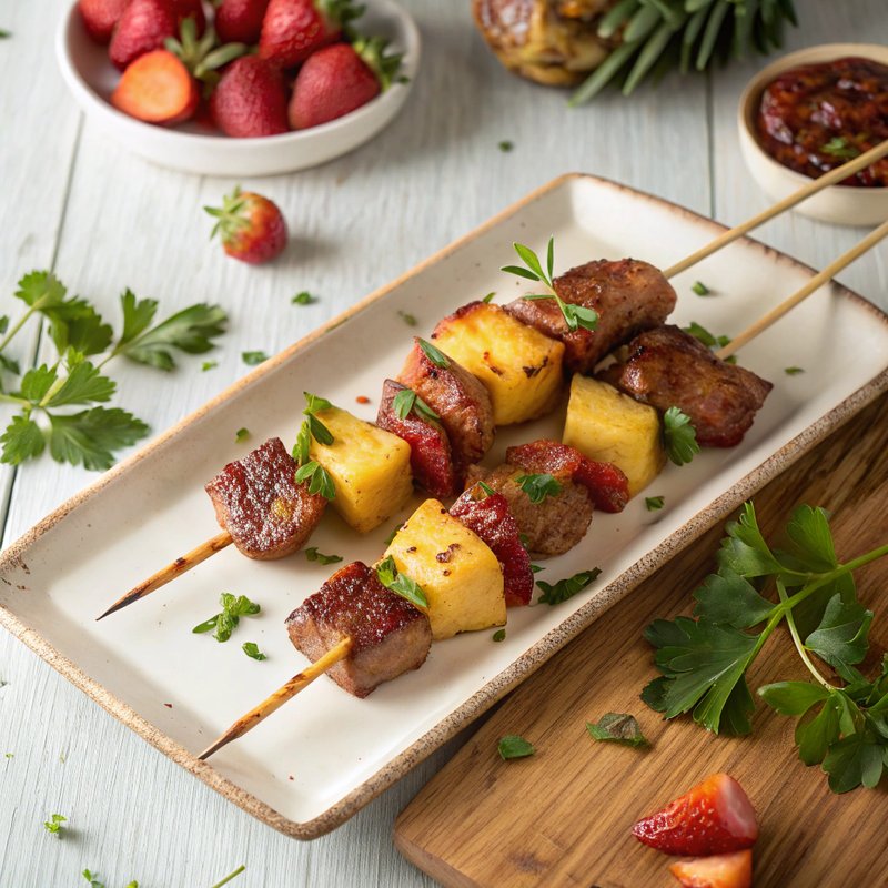 Pork Pineapple Skewers