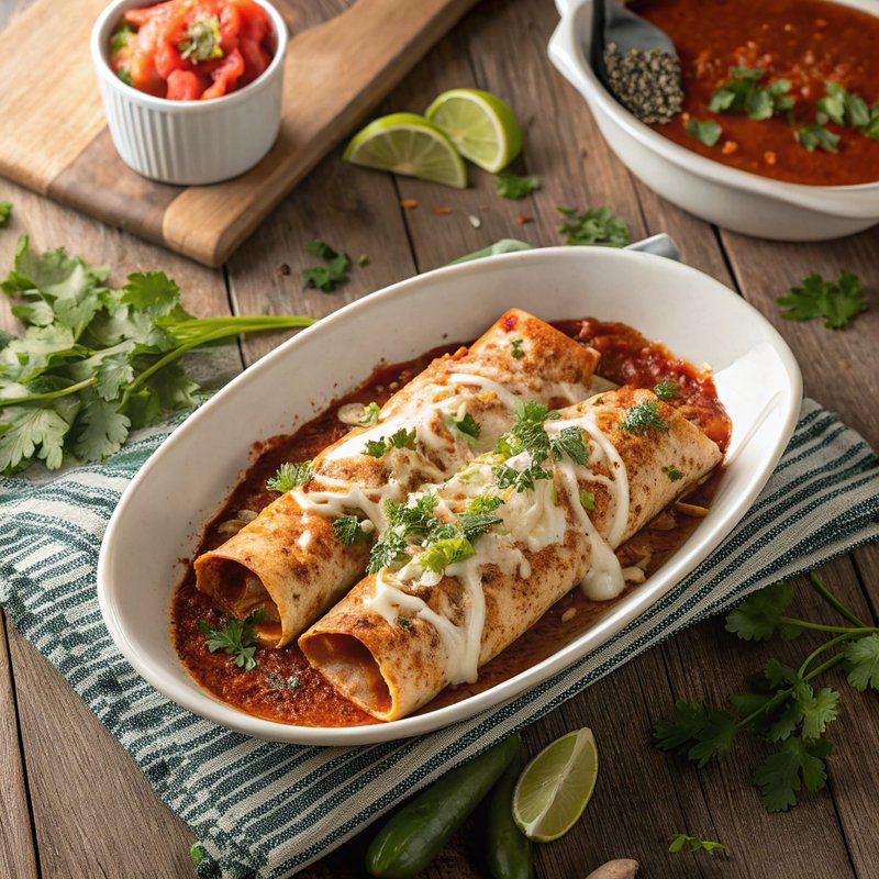 Roasted Chicken Enchiladas