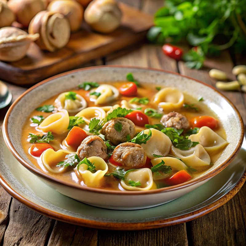 Sausage Tortellini Soup