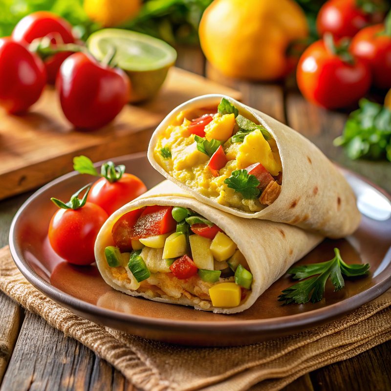 Savory Breakfast Burrito