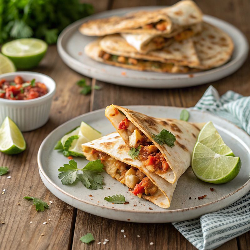 Spicy Chicken Quesadillas