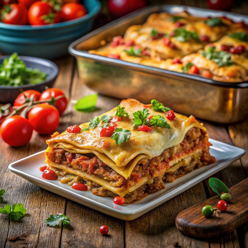 Spicy Italian Sausage and Beef Baking Sheet Lasagna: A Family-Friendly Delight