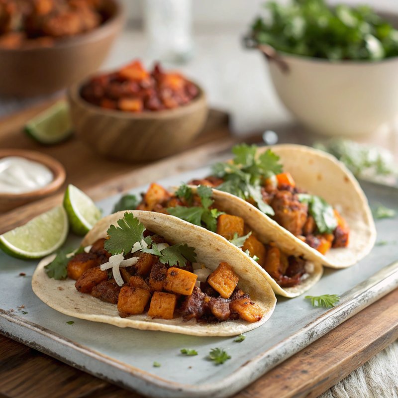 Spicy Sweet Potato Tacos