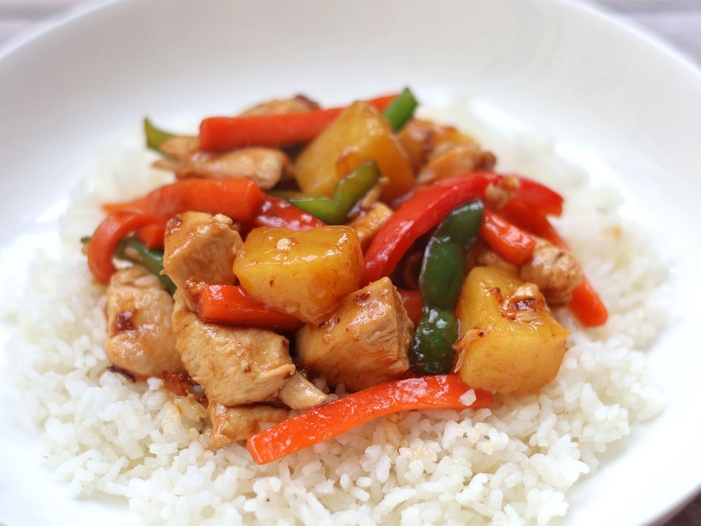 Sweet and Sour Chicken Stir-Fry
