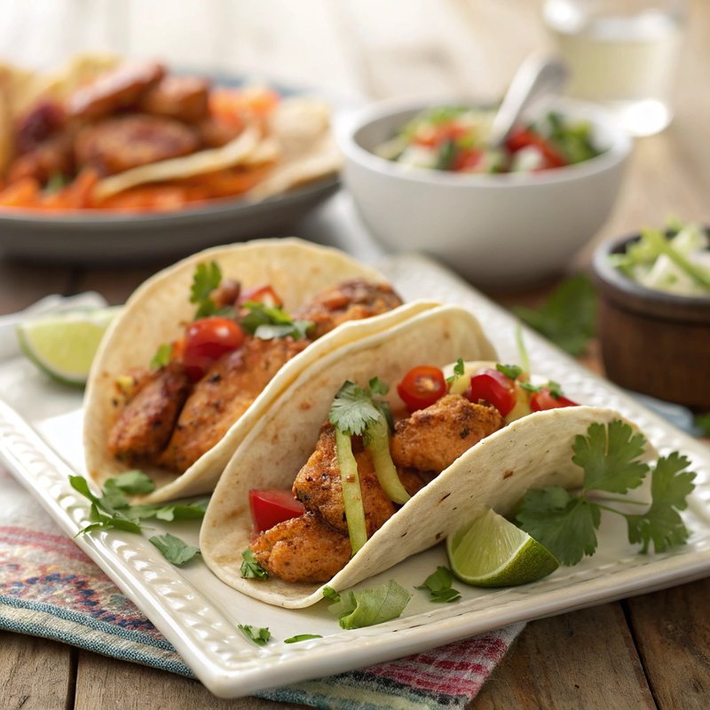 Sweet Chili Chicken Tacos