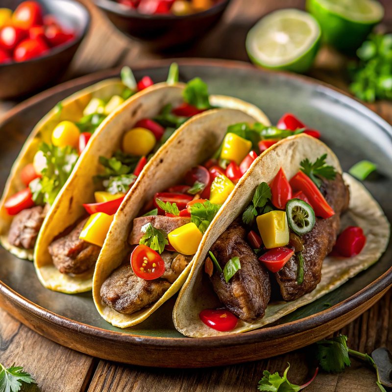 Sweet Chili Steak Tacos